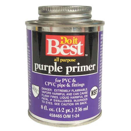 All-Source 8 Oz. Purple Pipe and Fitting Primer for PVC/CPVC 019066